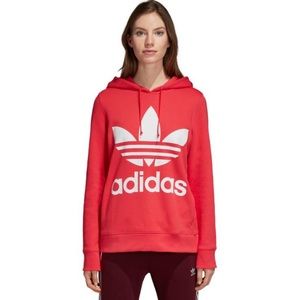 Adidas Original Women's Trefoil Hoodie Core Pink